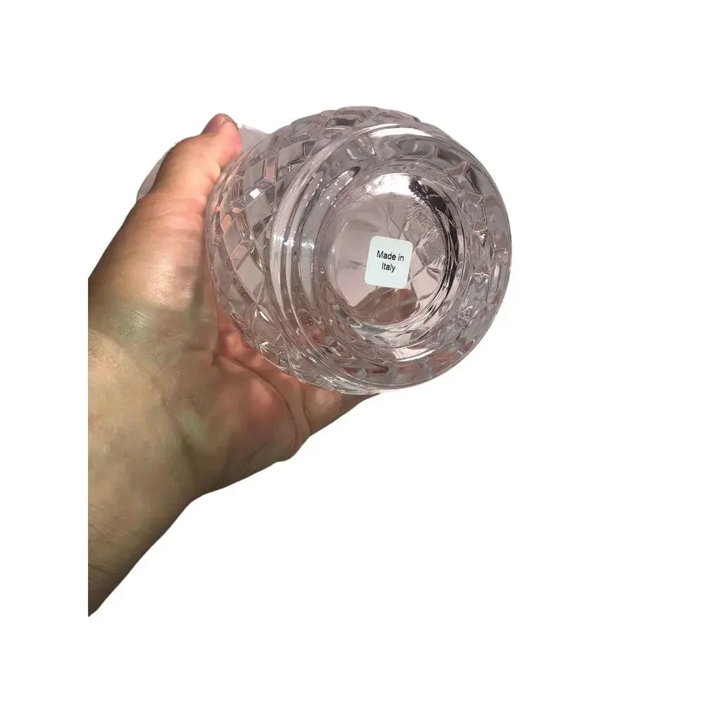Italian Cut Crystal Vase